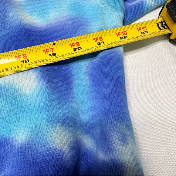 Revivalists blue tie-dye pullover hoodie - Picture 7 of 10